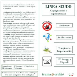 Scudo Federa Impermeabile Traspirante  Antiacaro Guanciale Cuscino Culla con Cerniera Made in Italy