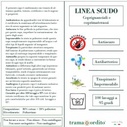Scudo Coprimaterasso Culla Antiacaro Impermeabile Traspirante con Angoli Made in Italy Produzione Italiana