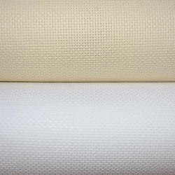 Tela Aida cm.150 45 Fori Ricamo Puntocroce 100% Puro Cotone Made in Italy