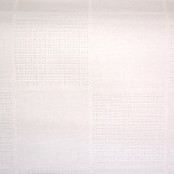 Alessia cm.180 Tovagliato Riquadro Tela Aida a Quadri Puro Cotone Italiano 100%