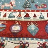 Striscia Runner Gobelin Slitta Renne di Babbo Natale Lurex Made in Italy Produzione propria