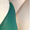 Proteggi Tavola Mollettone Isolante Impermeabile Gommato Antiscivolo Bianco Verde Natale cm.140