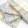 Dolcezza Coperta Scialletto Plaid Carrozzino Baby Neonato Lanerossi Marzotto 100% Lambswool Pura Lana Vergine Merinos