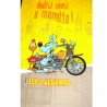 Lupo Alberto Copriletto Motociclista on the Road Puro Cotone 100% Made in Italy