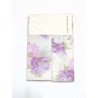 Lenzuola Ortensia Violetta Peonia Set Letto Un Posto Matrimoniale Maxi Piazza e Mezza Puro Cotone 100%