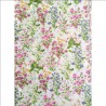 Trendy Fiori di Campo Tessuto Puro Lino italiano 100% altezza cm.150